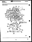 ICE MAKER AND INSTALLATION PARTS Diagram and Parts List for GTN217AH2  Frigidaire Refrigerator