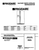 COVER Diagram and Parts List for FRS26XGCD5  Frigidaire Refrigerator