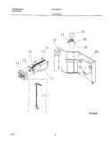 CONTROLS Diagram and Parts List for WAC083K7A2  Westinghouse Air Conditioner