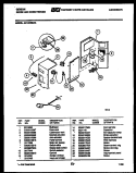 ELECTRICAL PARTS Diagram and Parts List for AK14C6EZA  Gibson Air Conditioner