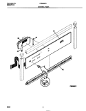 CONTROL PANEL Diagram and Parts List for FEB386CCBB  Frigidaire Wall Oven