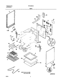 BODY Diagram and Parts List for FEF336BCD  Frigidaire Range