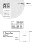 COVER Diagram and Parts List for CFGS365ES1  Frigidaire Range