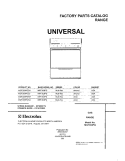 COVER Diagram and Parts List for MGF303PGWJ  Uni Range