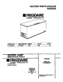 COVER Diagram and Parts List for FFC15M6CW3  Frigidaire Freezer