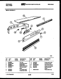 CONTROL PANEL Diagram and Parts List for REG75WL3  Frigidaire Wall Oven