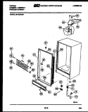 Part Location Diagram of 5303210383 Frigidaire HINGE-BOTTOM