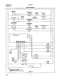 WIRING DIAGRAM Diagram and Parts List for GLEF378AQB  Frigidaire Range