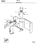 CONTROL PARTS Diagram and Parts List for FAC053T7A5  Frigidaire Air Conditioner