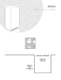 COVER Diagram and Parts List for UL1310A0  Electrolux Freezer