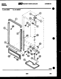 CABINET PARTS Diagram and Parts List for UFL1463CA7  Frigidaire Freezer