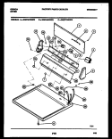 CONSOLE AND CONTROL PARTS Diagram and Parts List for DG27A7WXFD  Gibson Dryer