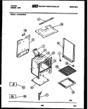 BODY PARTS Diagram and Parts List for 32-1009-00-06  Tappan Range
