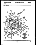 BODY PARTS Diagram and Parts List for KS540NKW3  Frigidaire Range
