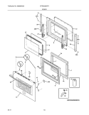 Part Location Diagram of 318927824 Frigidaire DOOR ASSEMBLY