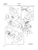 CONTROLS Diagram and Parts List for GLHS234ZAW1  Frigidaire Refrigerator
