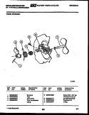 CAM Diagram and Parts List for SP550NXR1  Frigidaire Dishwasher
