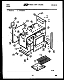 BODY PARTS Diagram and Parts List for VP36DW2-23  Frigidaire Range