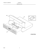 Part Location Diagram of 316429705 Frigidaire CONTROL