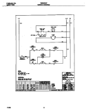 WIRING DIAGRAM Diagram and Parts List for FEB500CFB4  Frigidaire Wall Oven