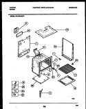 BODY PARTS Diagram and Parts List for 30-2542-00-01  Tappan Range