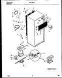 SYSTEM AND AUTOMATIC DEFROST PARTS Diagram and Parts List for MRT18DRAZ0  Frigidaire Refrigerator