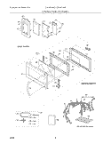 Part Location Diagram of 5304468203 Frigidaire FRAME ASSEMBLY