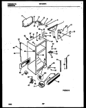 CABINET PARTS Diagram and Parts List for WRT22NRAW0  Frigidaire Refrigerator