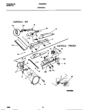 CONTROLS Diagram and Parts List for FRS26WRCD5  Frigidaire Refrigerator