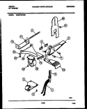 PORTABLE WASHER COMPONENTS Diagram and Parts List for WA24P2WYMB  Gibson Washer