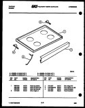 COOKTOP PARTS Diagram and Parts List for 31-3348-00-04  Tappan Range