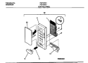 CONTROL PANEL Diagram and Parts List for FMT157E1W0  Frigidaire Microwave