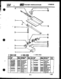 GAS CONTROL Diagram and Parts List for 12-1263-00-01  Tappan Wall Oven