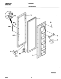 FREEZER DOOR Diagram and Parts List for GRS20HRHD4  Gibson Refrigerator