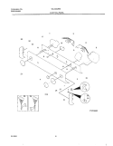 CONTROL PANEL Diagram and Parts List for WLXG42REW1  Westinghouse Washer Dryer Combo