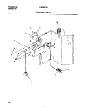 CONTROL PARTS Diagram and Parts List for FAS256H2A2  Frigidaire Air Conditioner