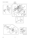 CONTROLS Diagram and Parts List for EI23CS35KS0  Electrolux Refrigerator