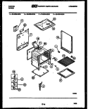 BODY PARTS Diagram and Parts List for 30-2538-66-05  Tappan Range