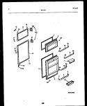 Part Location Diagram of 3916558 Frigidaire PANEL-Refrigerator DOOR