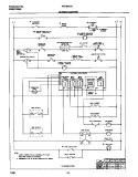 WIRING DIAGRAM Diagram and Parts List for FEF387CCSD  Frigidaire Range