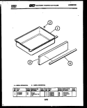 Part Location Diagram of 5301325100 Frigidaire PANEL-DRAWER