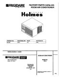 COVER Diagram and Parts List for HA15A  Frigidaire Air Conditioner