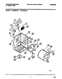 CABINET, DRUM, HEAT DUCT Diagram and Parts List for DG400TXD1  Frigidaire Dryer