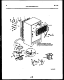 SYSTEM AND AUTOMATIC DEFROST PARTS Diagram and Parts List for MRT15CHAA0  Frigidaire Refrigerator