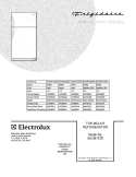 COVER Diagram and Parts List for GS18HTZDWC  Frigidaire Refrigerator