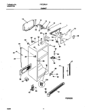 CABINET Diagram and Parts List for FRT22INLHB3  Frigidaire Refrigerator