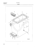 CABINET Diagram and Parts List for FFC07M2AW0  Frigidaire Freezer