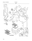 BODY Diagram and Parts List for FEFL79ECC  Frigidaire Range