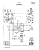 WIRING DIAGRAM Diagram and Parts List for FEFL88ASB  Frigidaire Range
