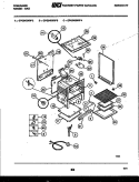 BODY PARTS Diagram and Parts List for GPG34BNL3  Frigidaire Range
